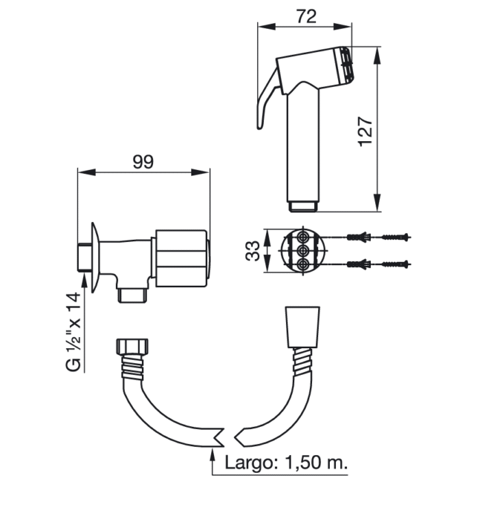 0118 15 Allegro Ducha Manual Bide CR FV 2