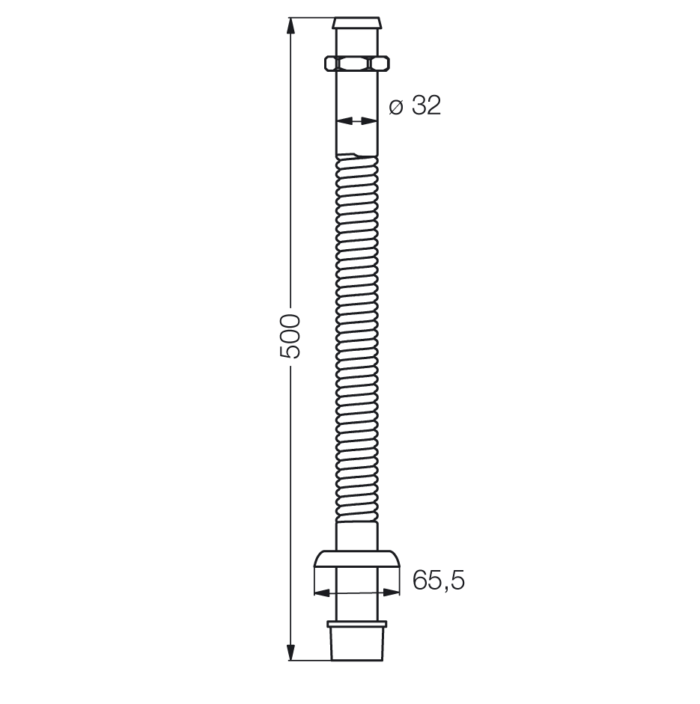 0239.02 Descarga Flexible Lavatorio CR FV 2