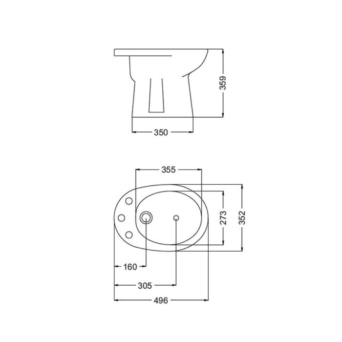 Ferrum Andina BEA3 Bidet 3A 2