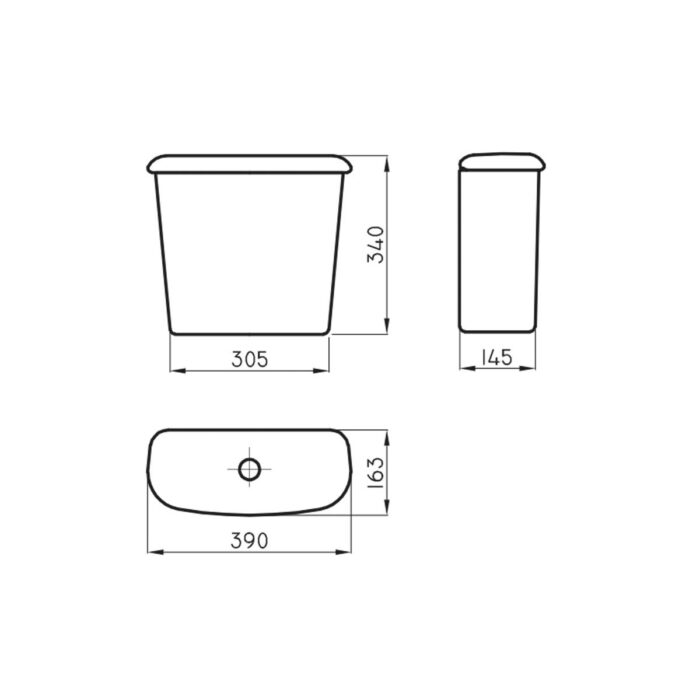 Ferrum Andina DAW4A deposito apoyo dual 4.5l 2