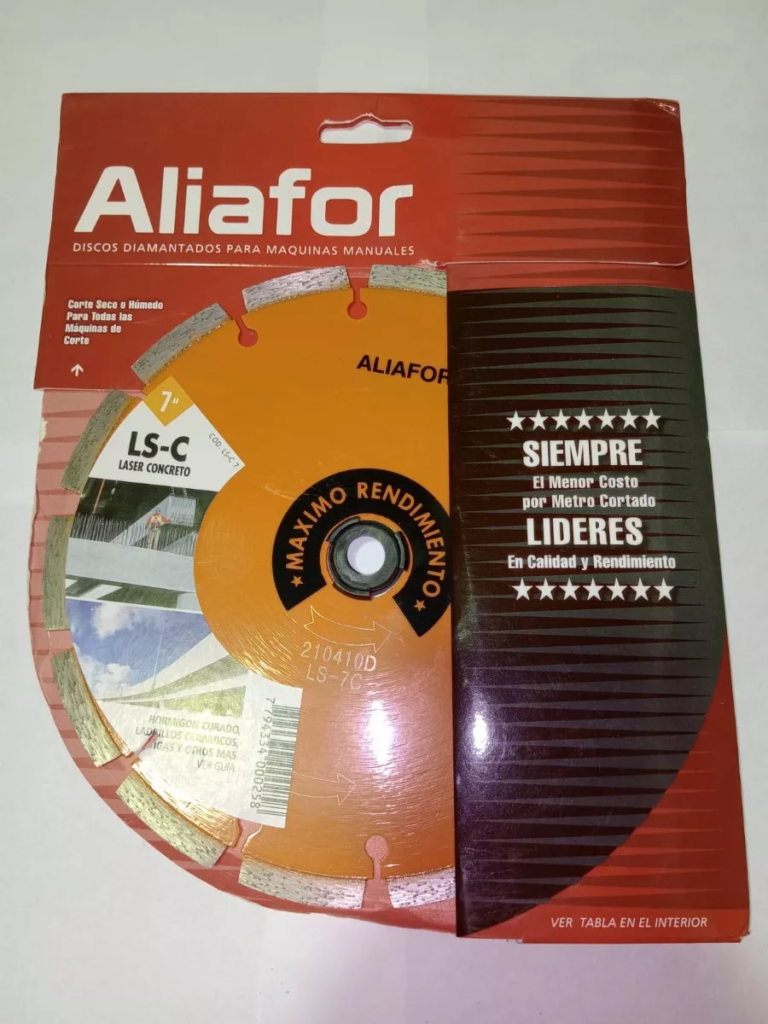 LS-7C Disco segmentado laser 7” Aliafor | El Pimpollo