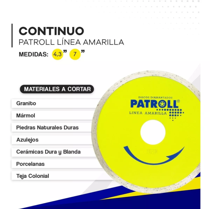 PYC 4.3 Disco corte Continuo 4.3 3