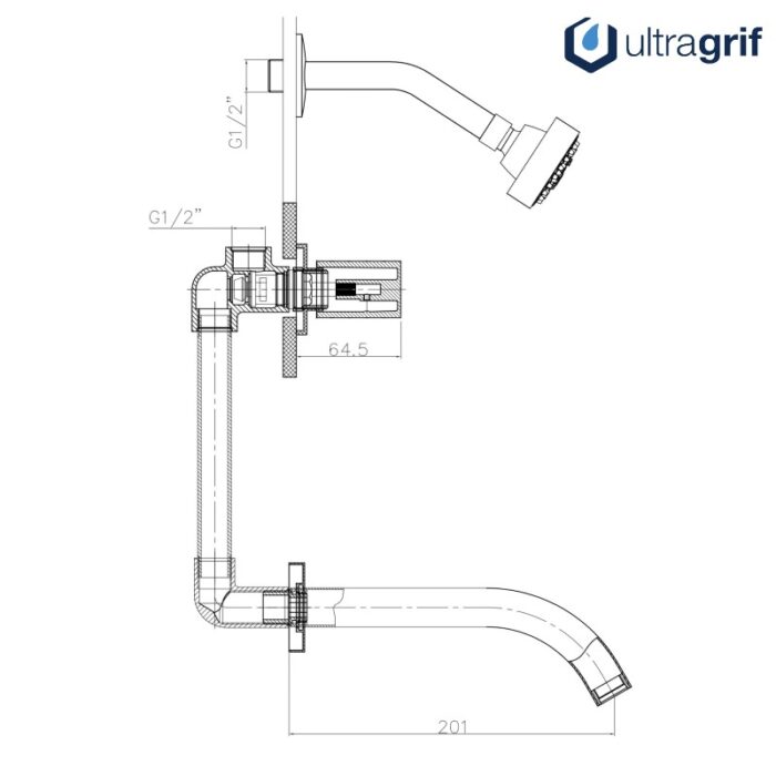 UGF1021CO1 Fridha Ducha c Transf CR Ultragrif 3