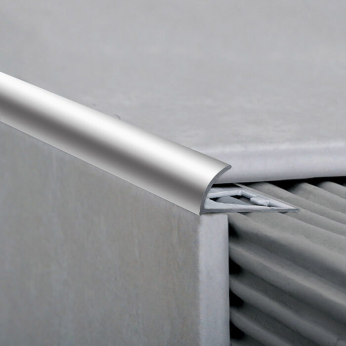 1381 Guardacanto Arco Aluminio 10mm Cromo Deluxe Atrim 2