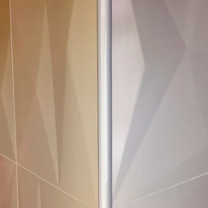 1383 Guardacanto Arco Aluminio 10mm Cromo Mate Atrim 3