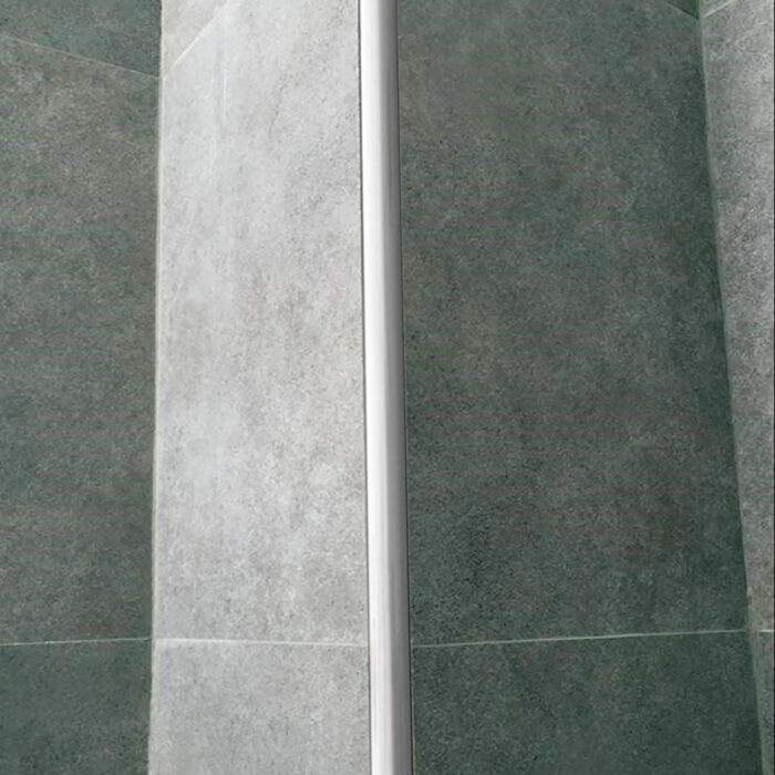 1394 Guardacanto Arco Aluminio 12mm Cromo Deluxe Atrim 3