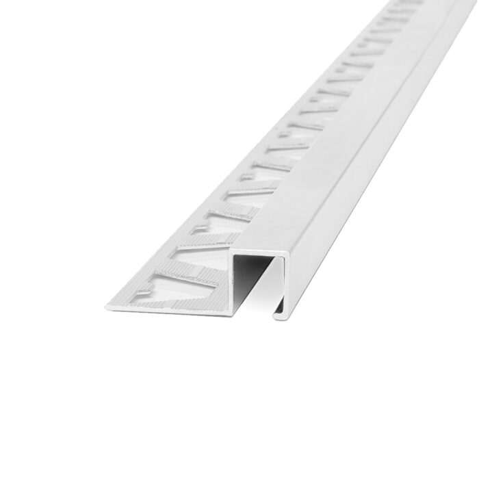3461 Guardacanto Quadra Aluminio 12x10mm Cromo Deluxe Atrim 1