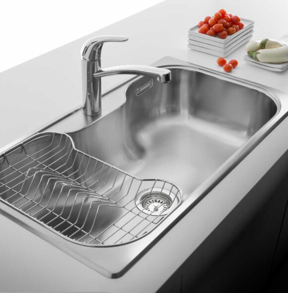 Pileta Simple Luxor SI85A 855x48x21 Johnson Acero 2